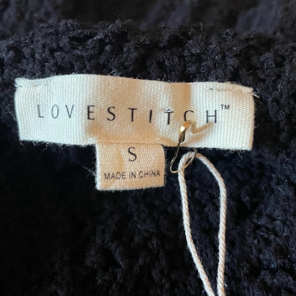 Lovestitch black tank top - Picture 3 of 10